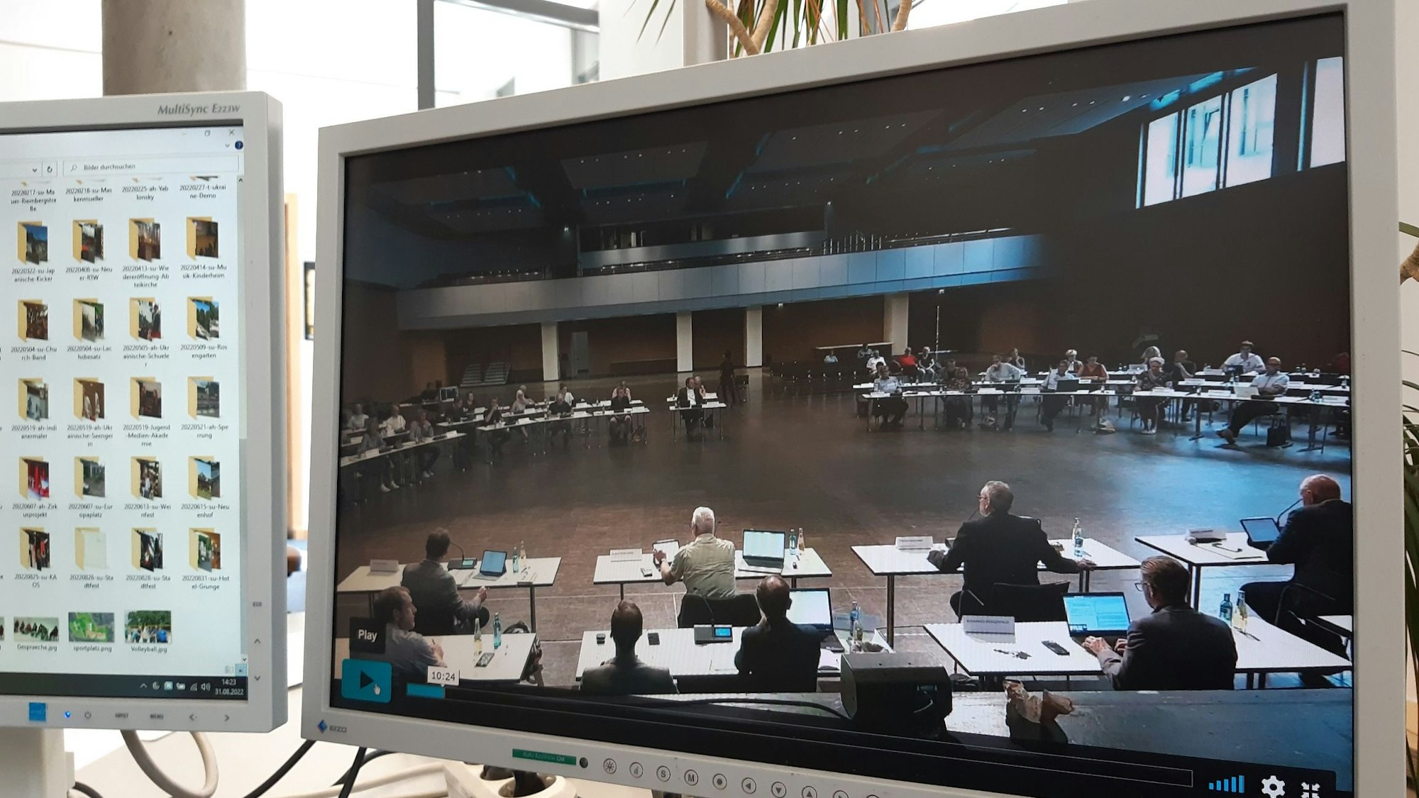 Livestream einer Sitzung des Siegburger Stadtrats im Rhein-Sieg-Forum