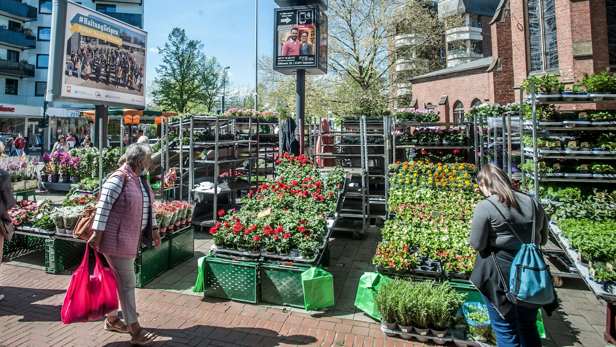 Blumen, Flohmarkt