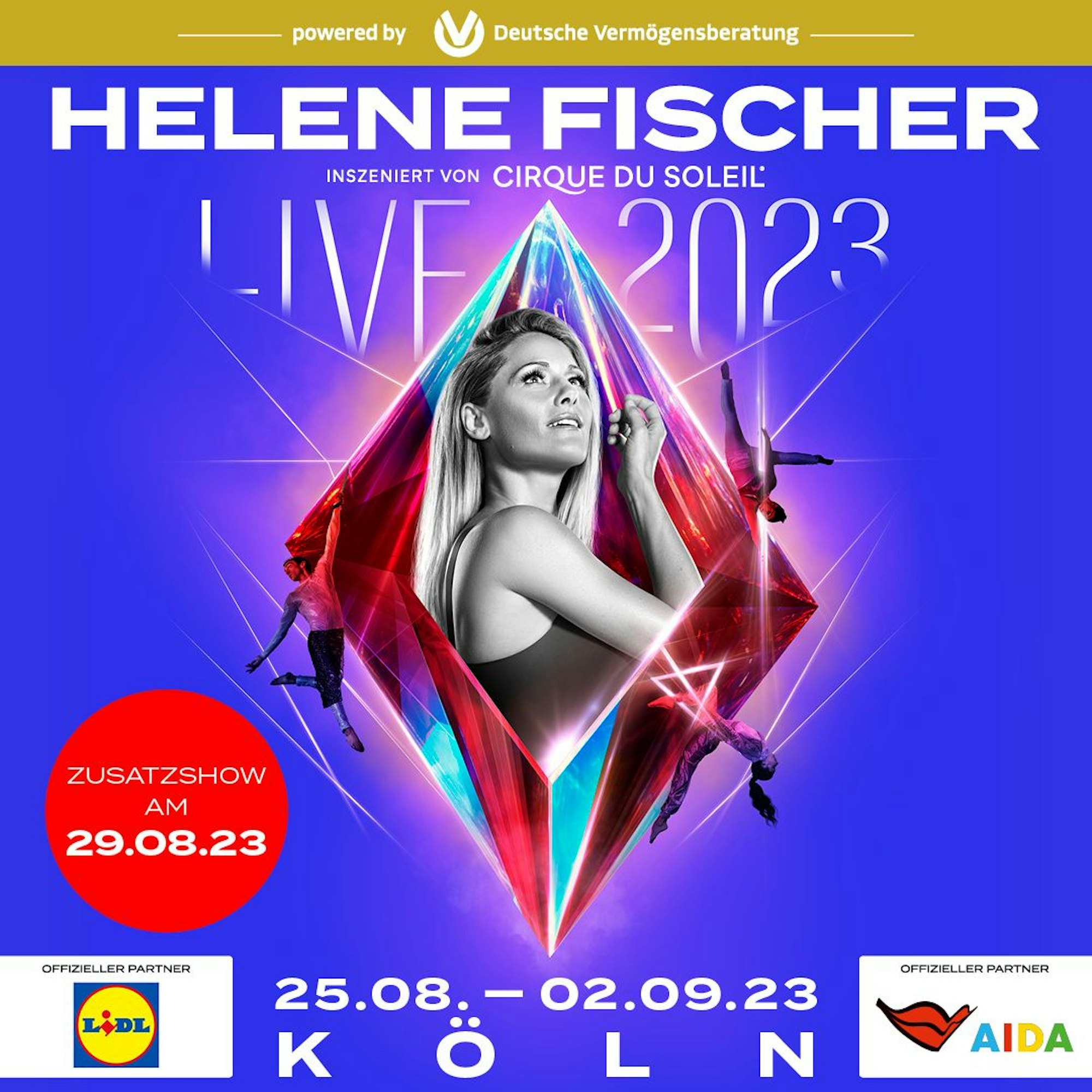 Helene Fischer Zusatzshow am 29.08.2023 in der LANXESS arena