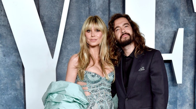 Heidi Klum und Ehemann Tom Kaulitz kommen zur Vanity Fair Oscar Party im Wallis Annenberg Center for the Performing Arts.