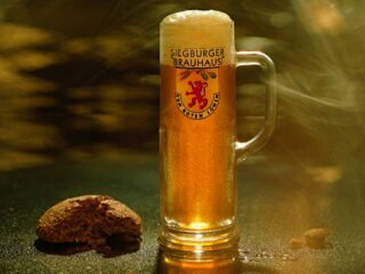 Das Bier Siegburger aus dem Brauhaus in Siegburg.