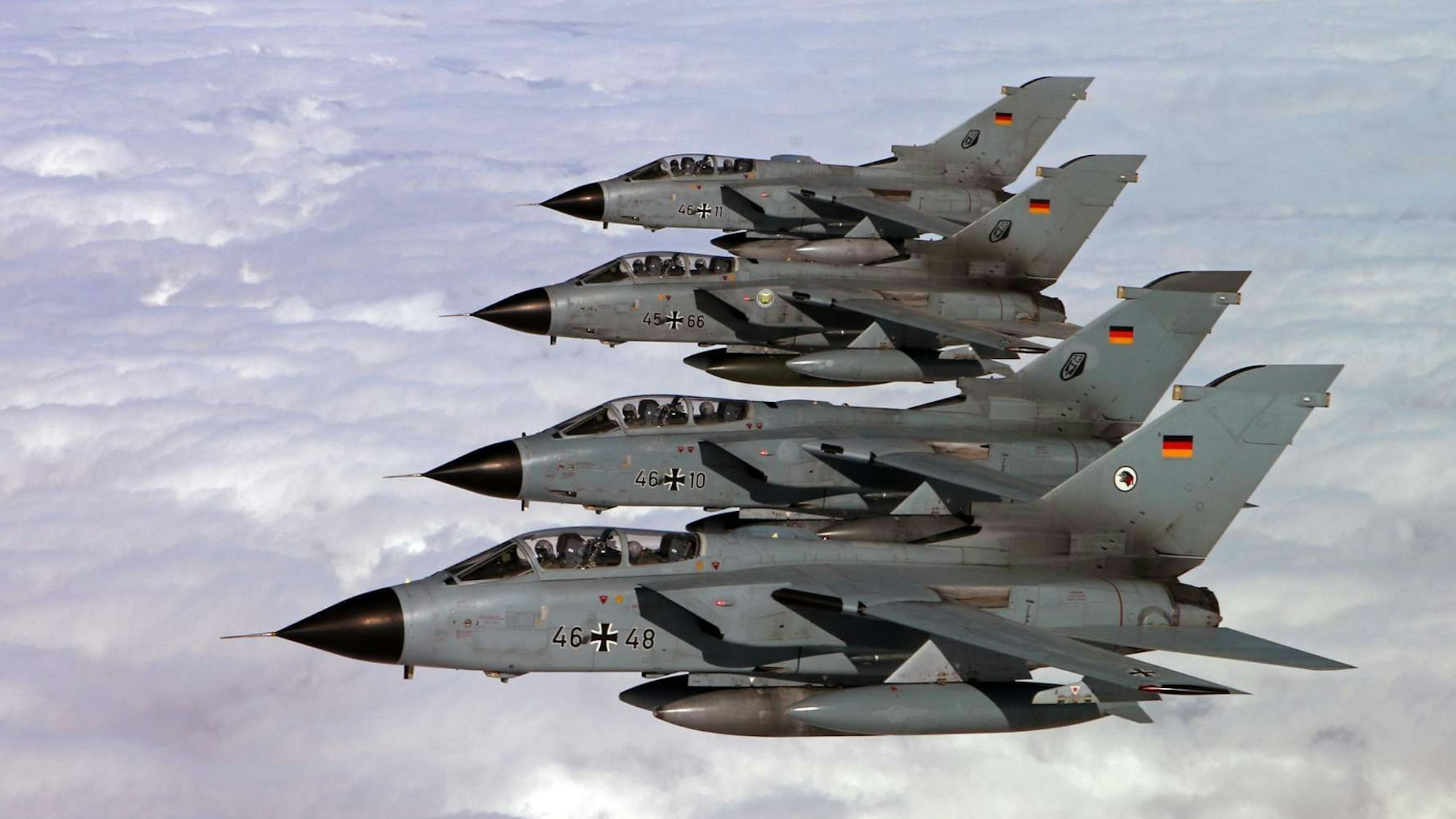 Flugzeuge Luftwaffe - Nato-Übung Air Defender 2023