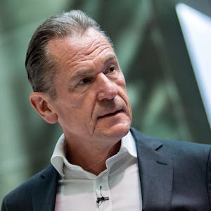 Mathias Döpfner, Vorstandsvorsitzender, kommt zur Hauptversammlung der Axel Springer SE.&nbsp;