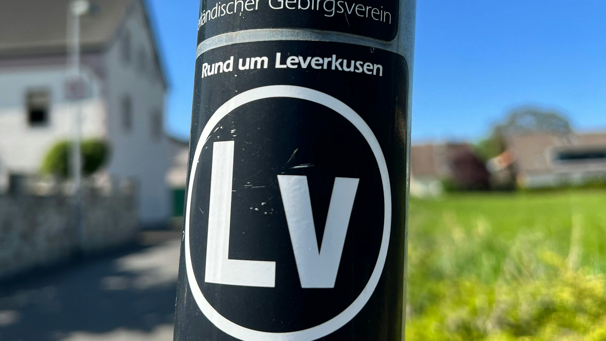 Wanderwegmarke von Rund um Leverkusen