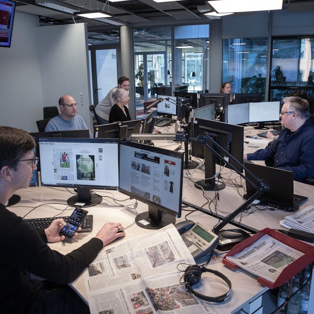 Der Newsroom des „Kölner Stadt-Anzeiger“



