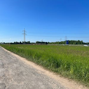 Ein Feldweg zwischen Hitdorf und Rheindorf