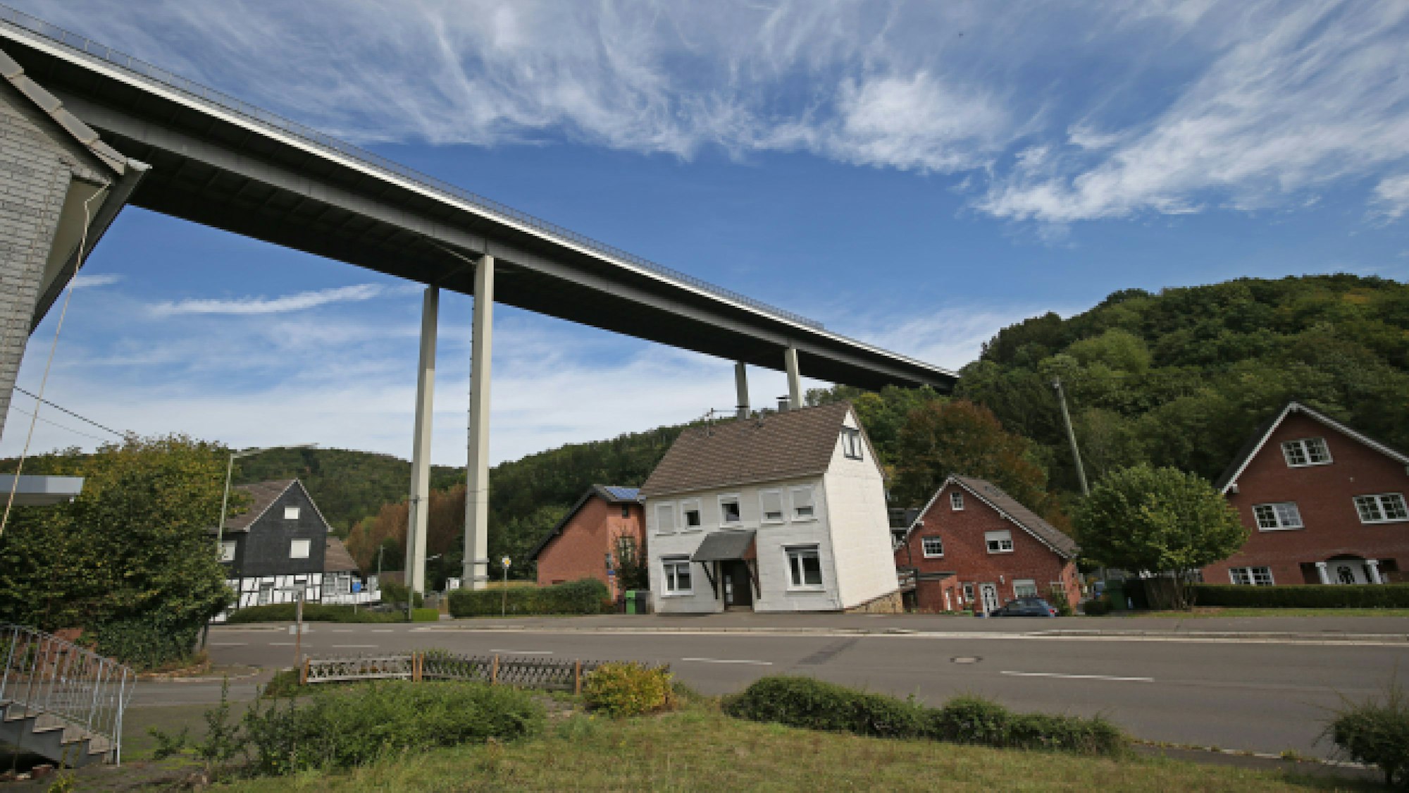 Die Wiehltalbrücke in Weiershagen.