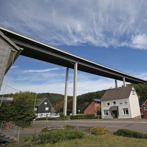 Die Wiehltalbrücke in Weiershagen.