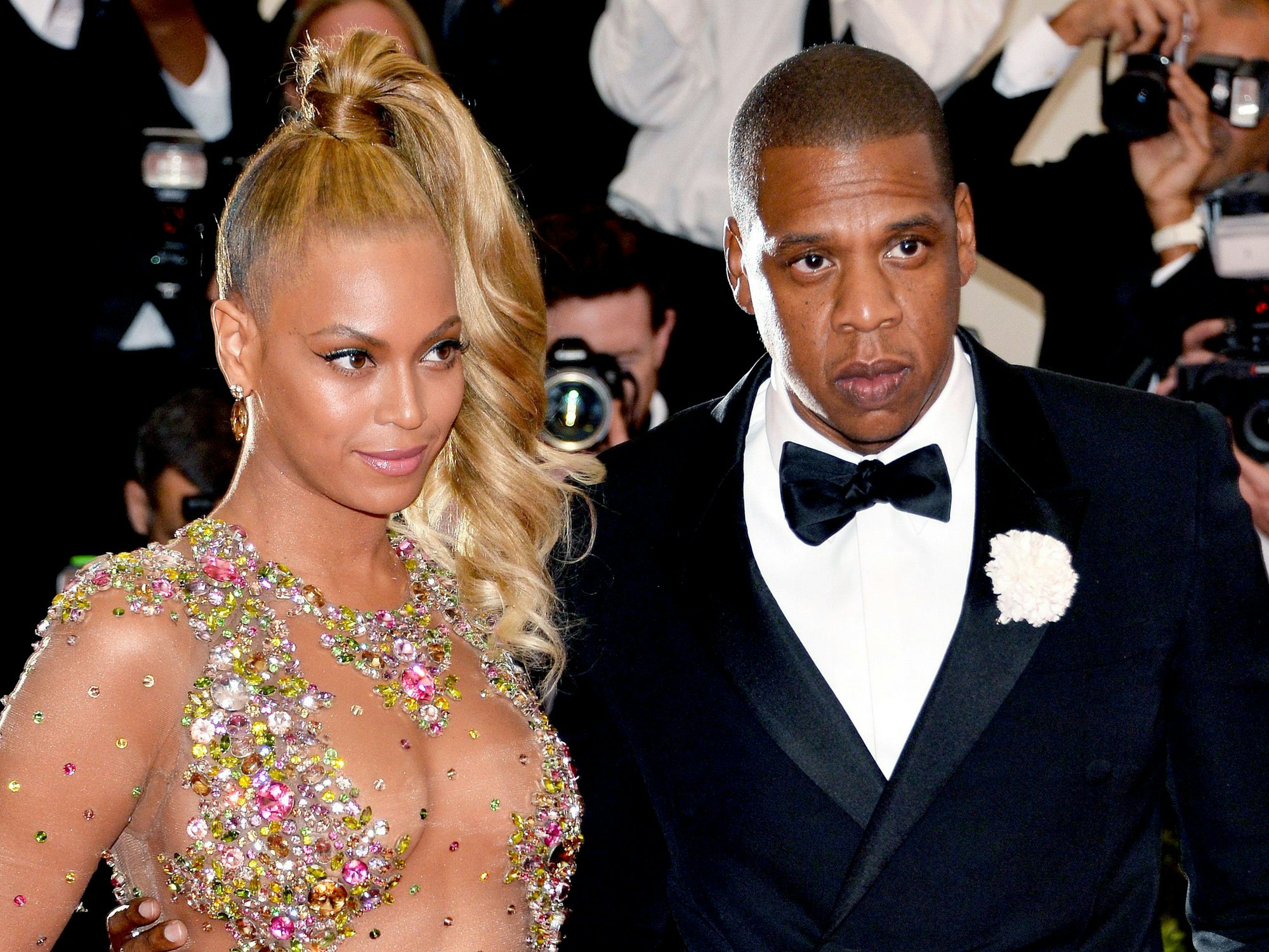 Beyoncé und Ehemann bei einer New-Yorker-Gala am 4. Mai 2015