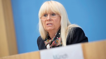 Iris Spranger (SPD), Berliner Innensenatorin, äußerte sich im RBB über Klimaproteste und Selbstjustiz. (Archivbild)
