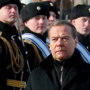 Dmitri Medwedew, stellvertretender Vorsitzender des russischen Sicherheitsrates, Vorsitzender der Partei „Einiges Russland“ und ehemaliger Präsident Russlands. (Archivbild)