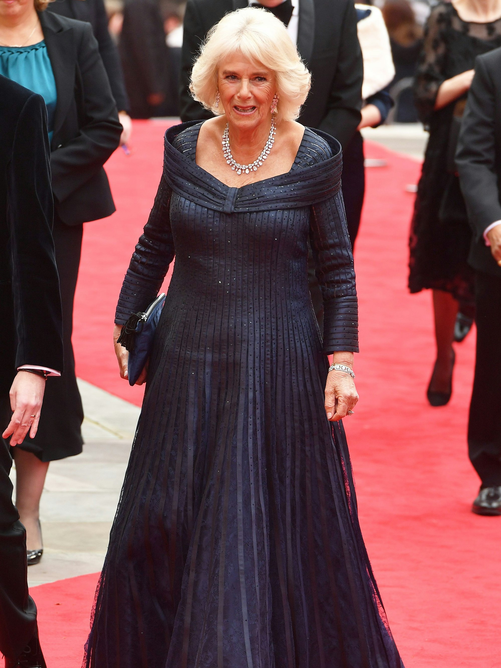 Die britische Herzogin Camilla bei der Verleihung der Olivier Awards in der Royal Albert Hall im April 2019.