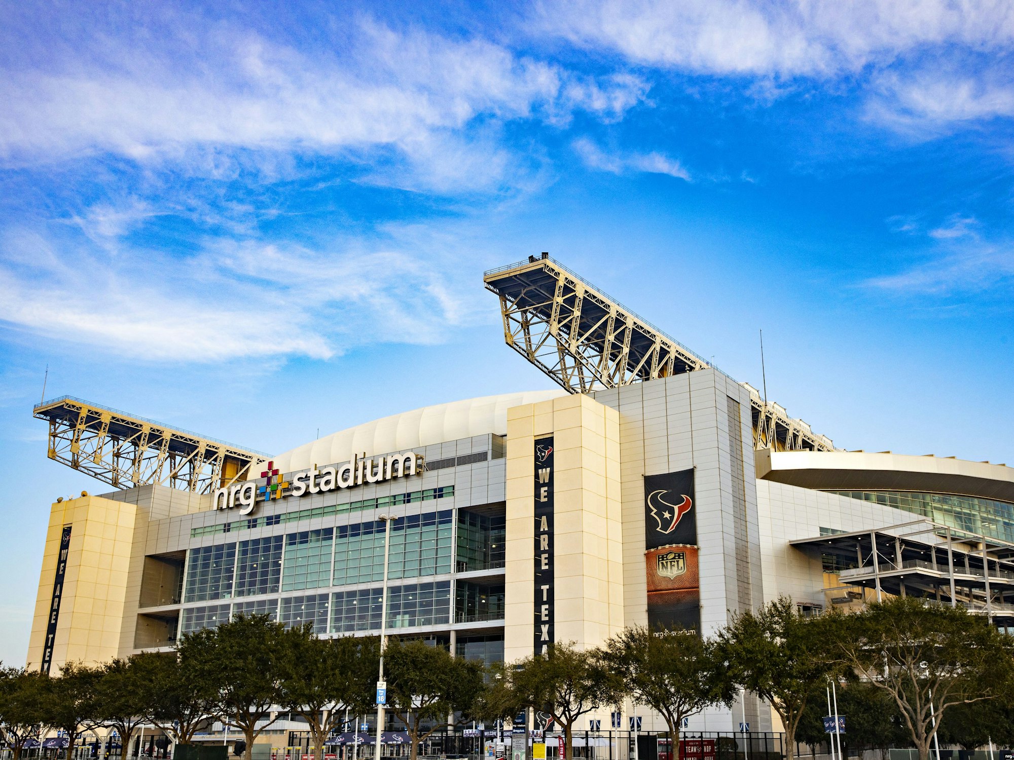 Außenansicht des NRG Stadium in Houston, Texas am 08. Dezember 2019