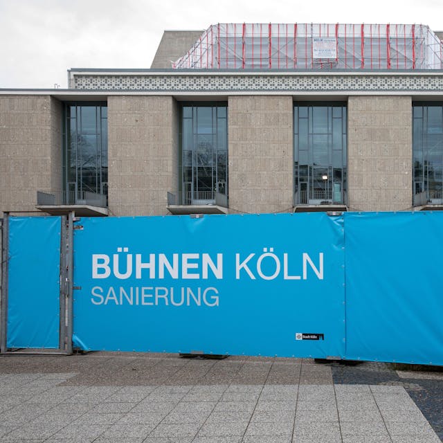 &nbsp;Außenaufnahme der Baustelle der Bühnen der Stadt Köln