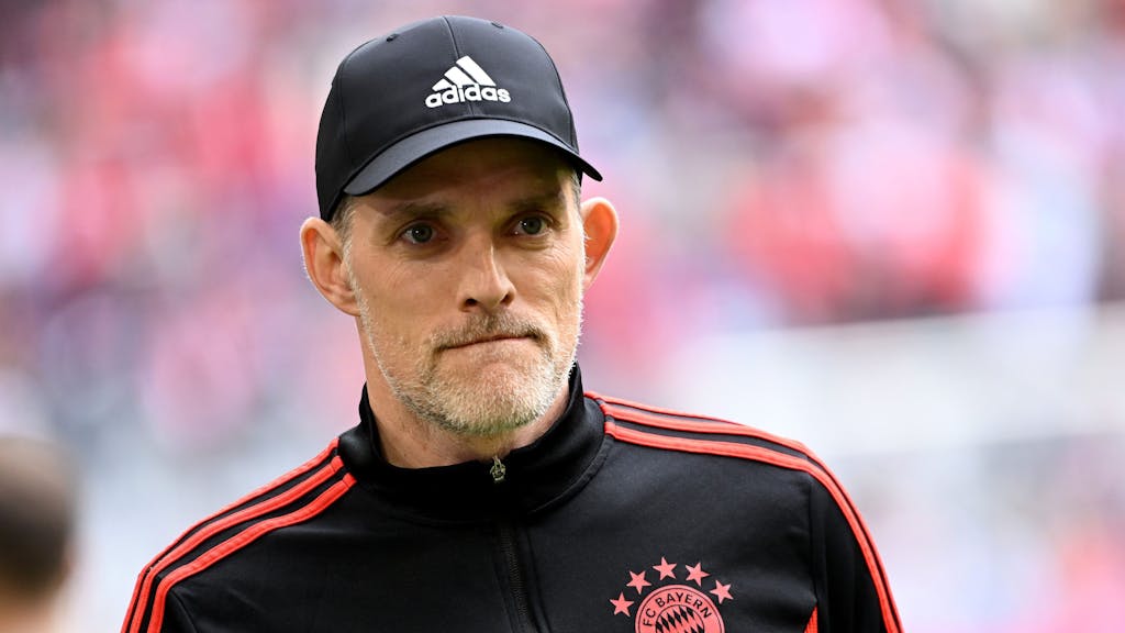 Bayern-Trainer Thomas Tuchel vor dem Spiel gegen Hertha in München.