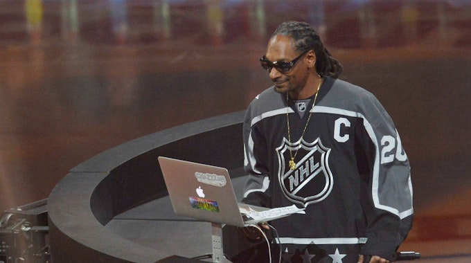 Der amerikanische Rapper Snoop Dogg, hier am 28. Januar 2017 beim NHL-All-Star-Game.&nbsp;