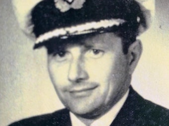 Diether Wolffram, Ex-Fregattenkapitän der Bundesmarine