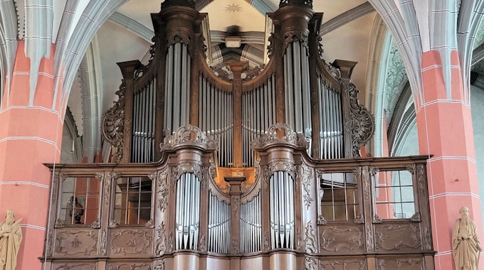 Die König-Orgel in der Schlosskirche steht bei den Konzerten im Fokus.