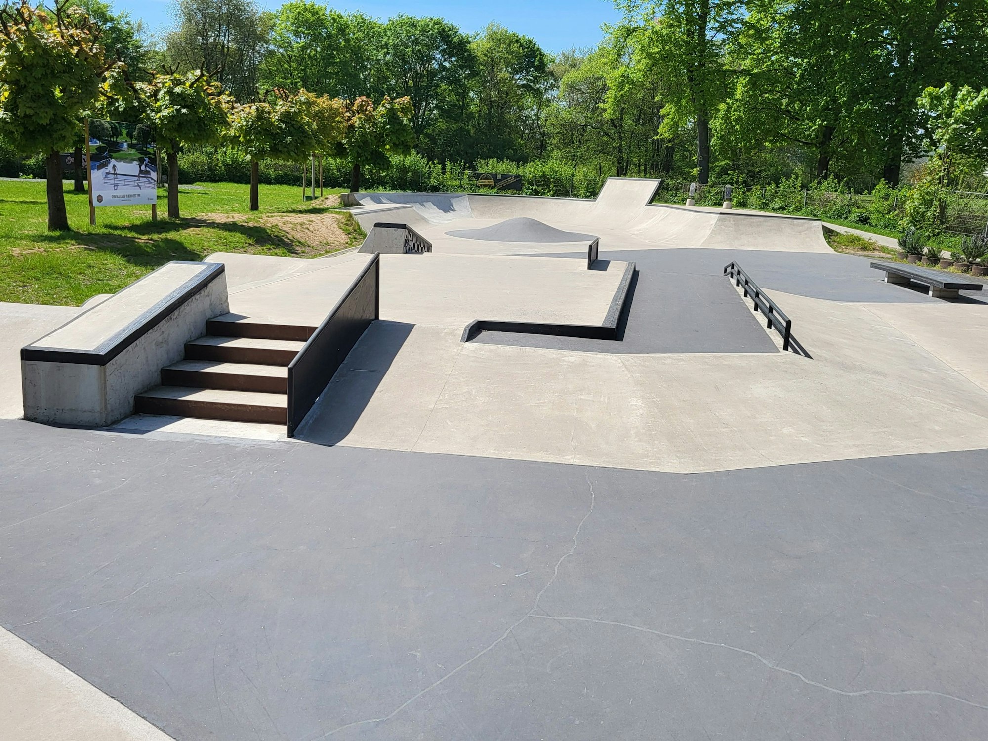 4.5.2023, Bonn: Der Bonner Skatepark am Landgrabenweg 150, 53227 Bonn