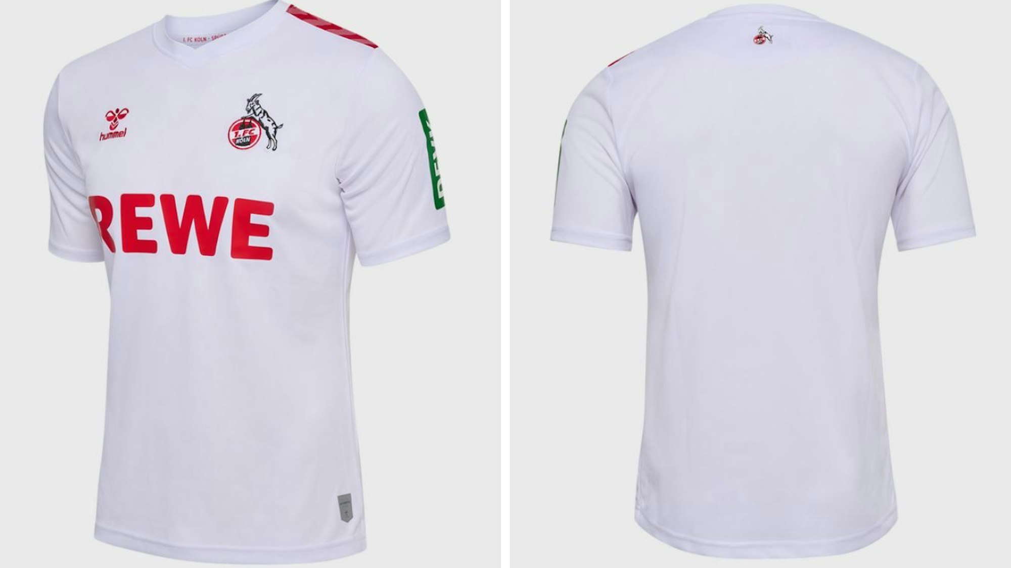 Ein ganz in weiß gehaltenes Trikot des 1. FC Köln.