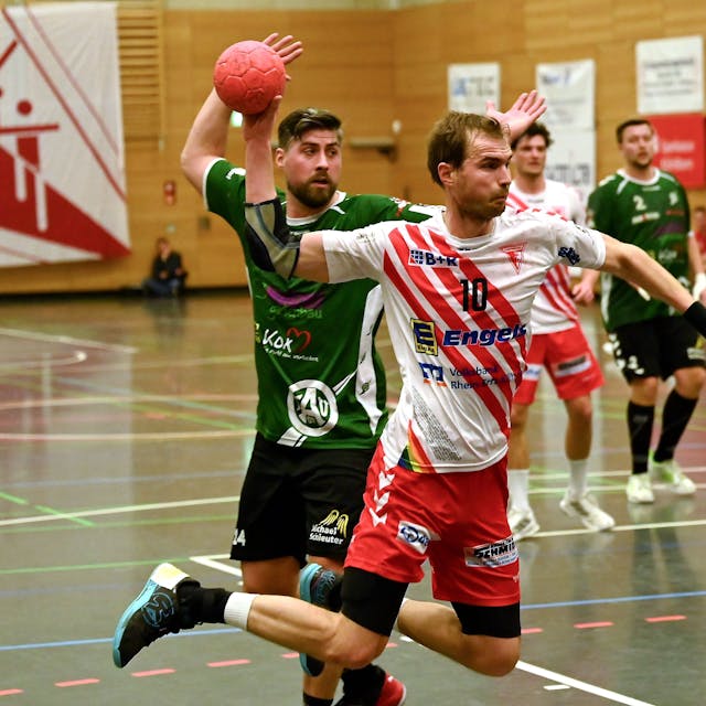 18.03.2023, Handball-Longericher SC Köln-Aldekerk

vorne: Benjamin Richter (Longerich)

Foto: Uli Herhaus