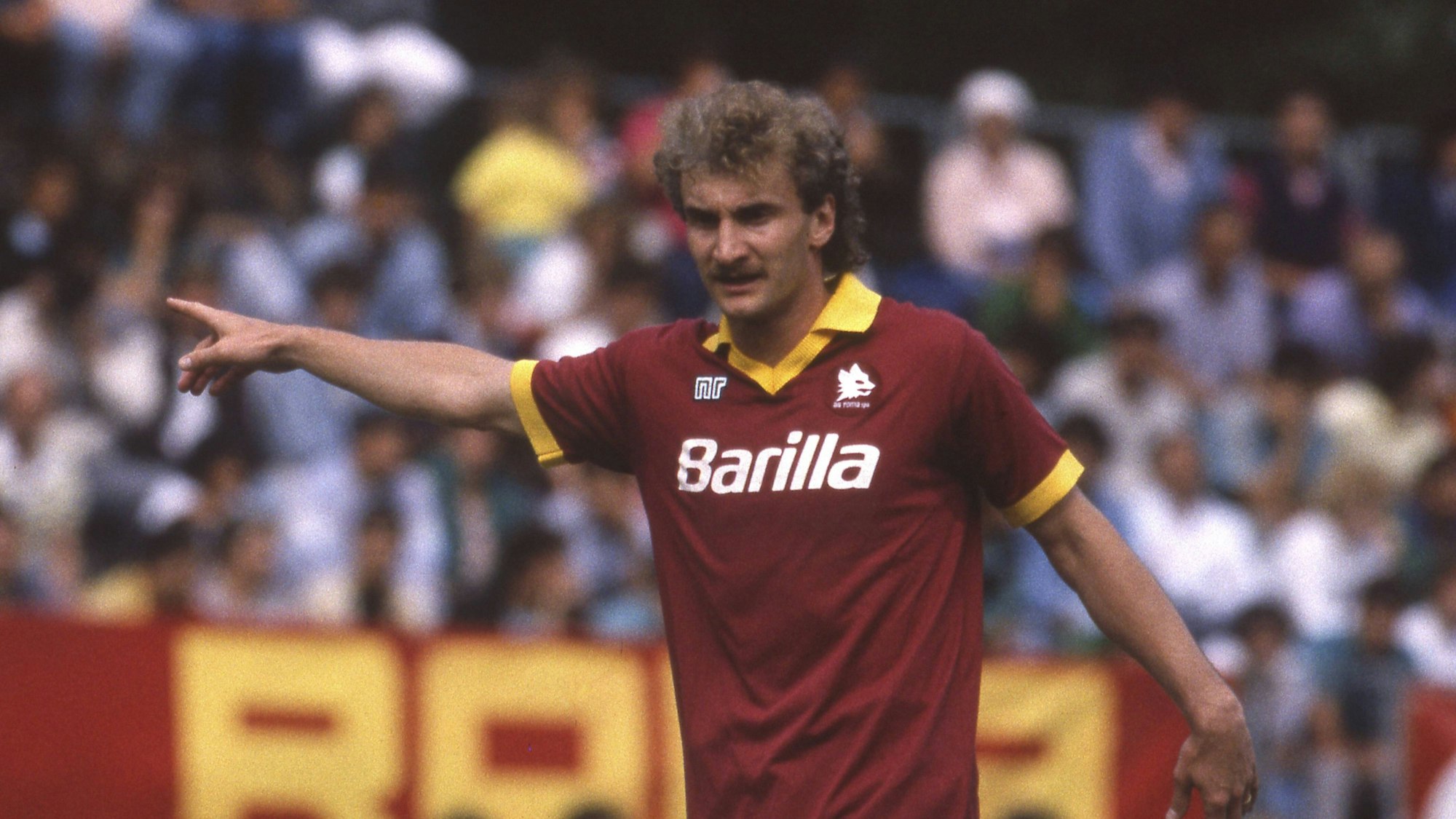 Rudi Völler 1988 im Trikot der AS Rom.