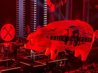 Das Roger Waters-Schwein beim Konzert in Köln.
