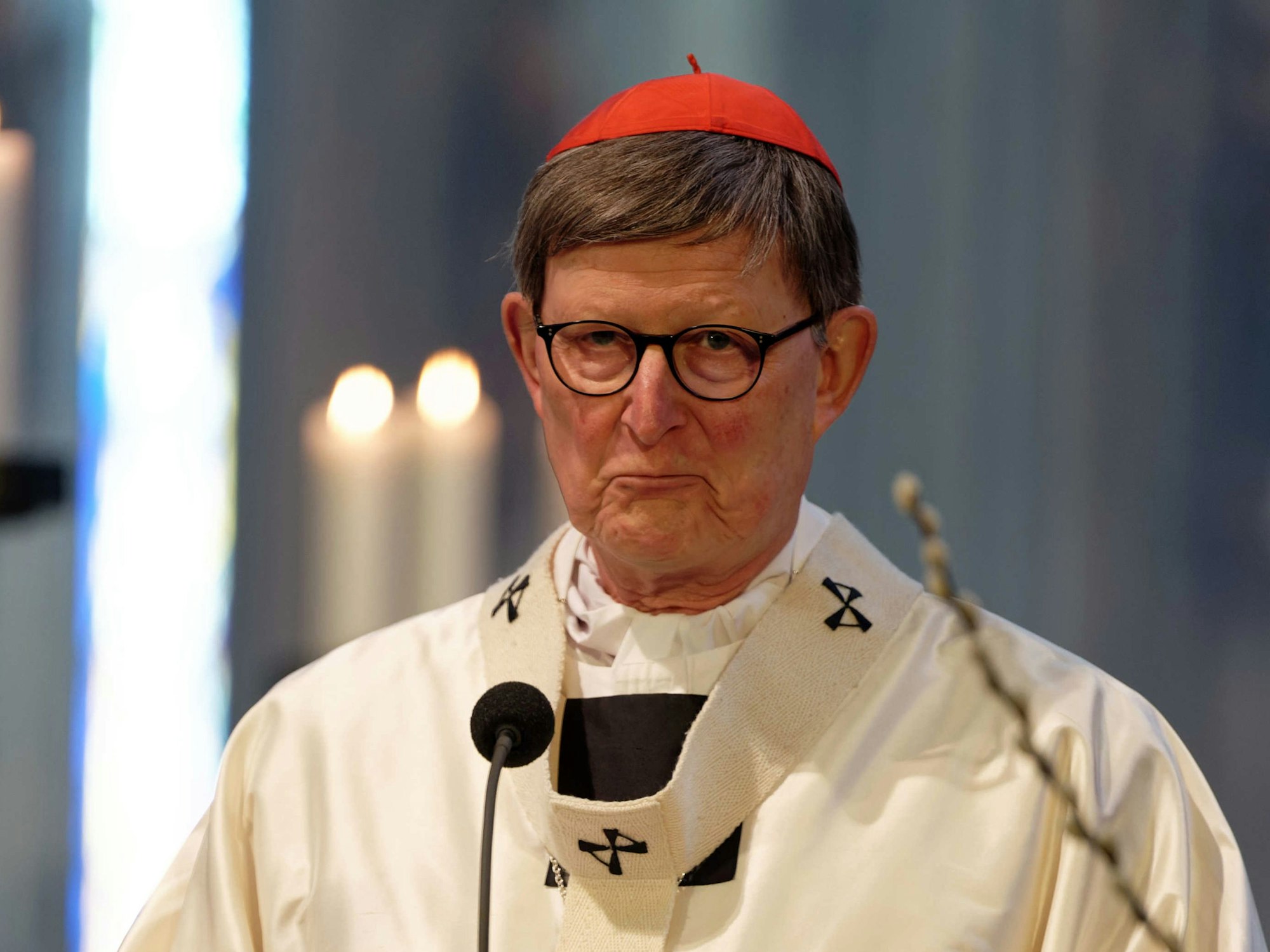 Kardinal Rainer Maria Woelki predigt beim Pontifikalamt zum Ostersonntag 2023
