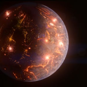 Der Exoplanet LP 791-18 d wurde von Nasa-Forschern 90 Millionen Lichtjahre von der Erde entfernt entdeckt. Er hat zahlreiche Vulkane, könnte aber auch Wasserquellen haben.
