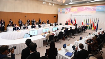 Runde des G7 Gipfels in Japan.