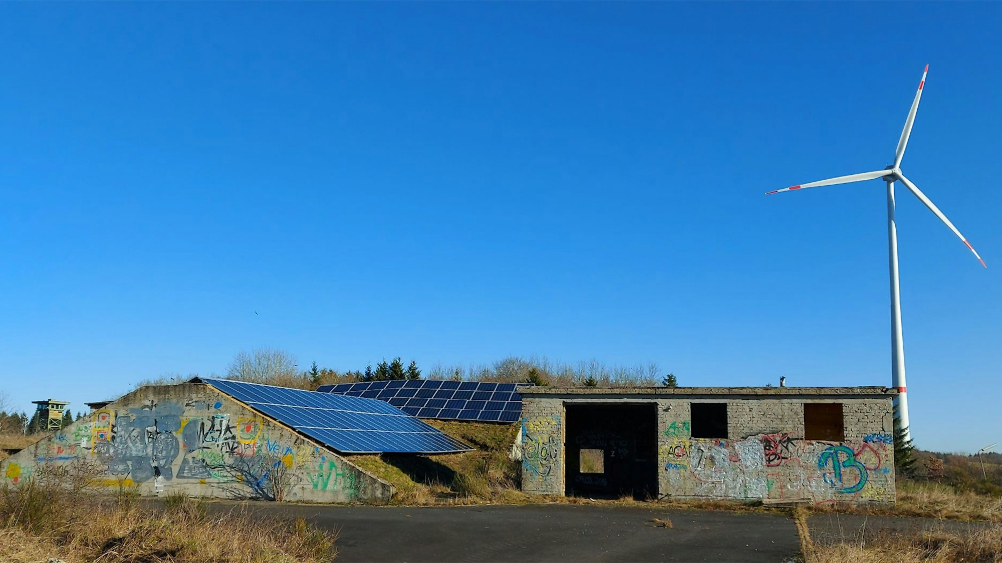 Auf der ehemaligen Nike-Raketenstation bei Rohr soll ein Solarpark entstehen.