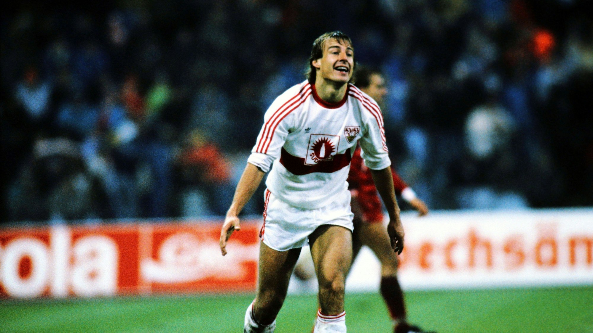 Jürgen Klinsmann beim 3:3 in der Bundesliga gegen den FC Bayern München am 15. November 1988