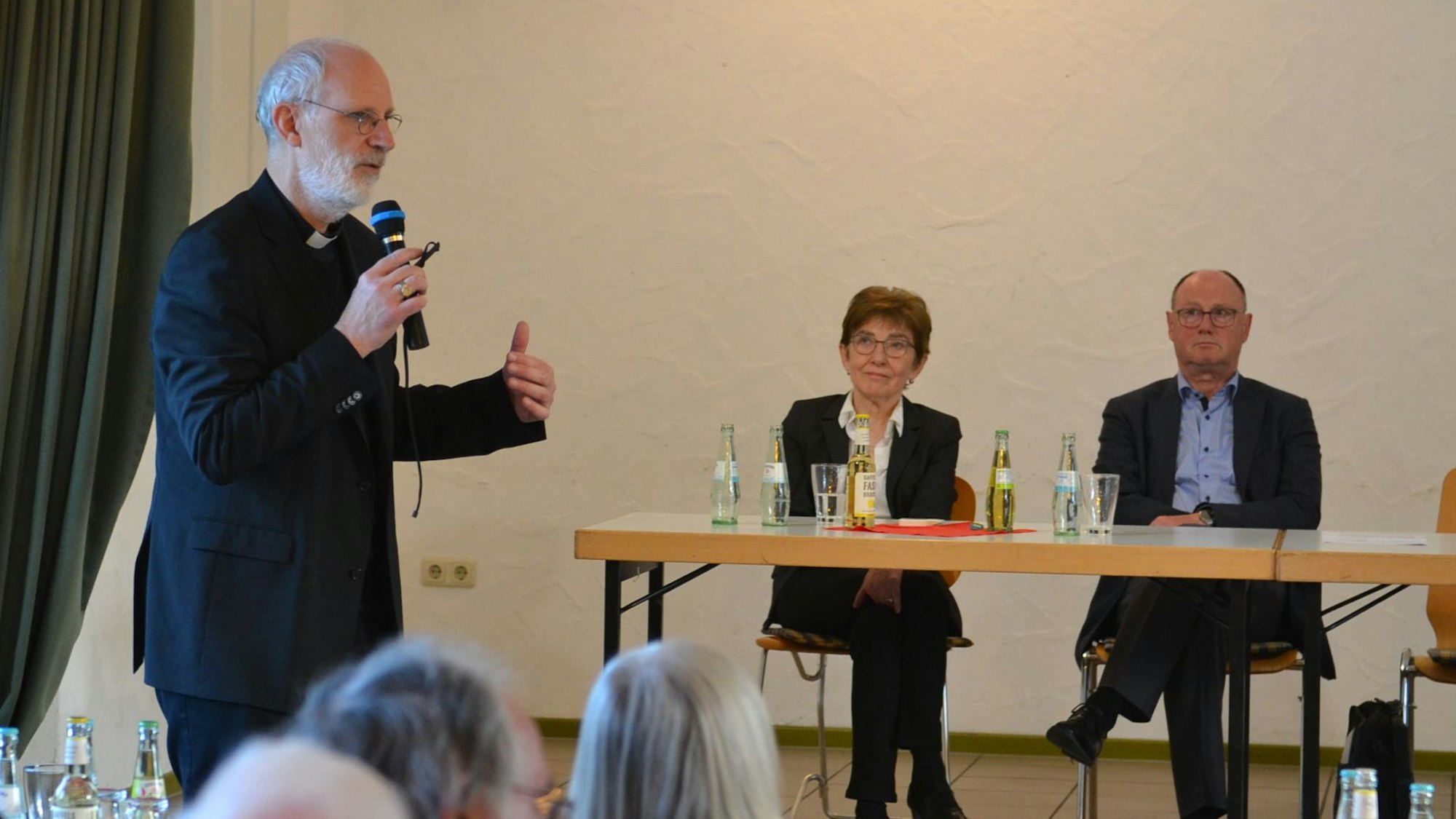 Über die Fusion mit Zülpich, die zum 1. September in Kraft tritt, sprach Ansgar Puff (l.) mit den Weilerswistern.
