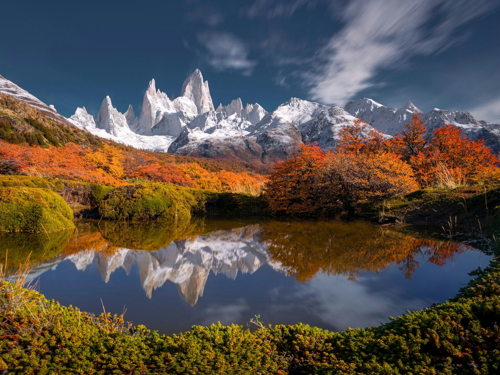 Der Herbst in Patagonia in Argentinien.