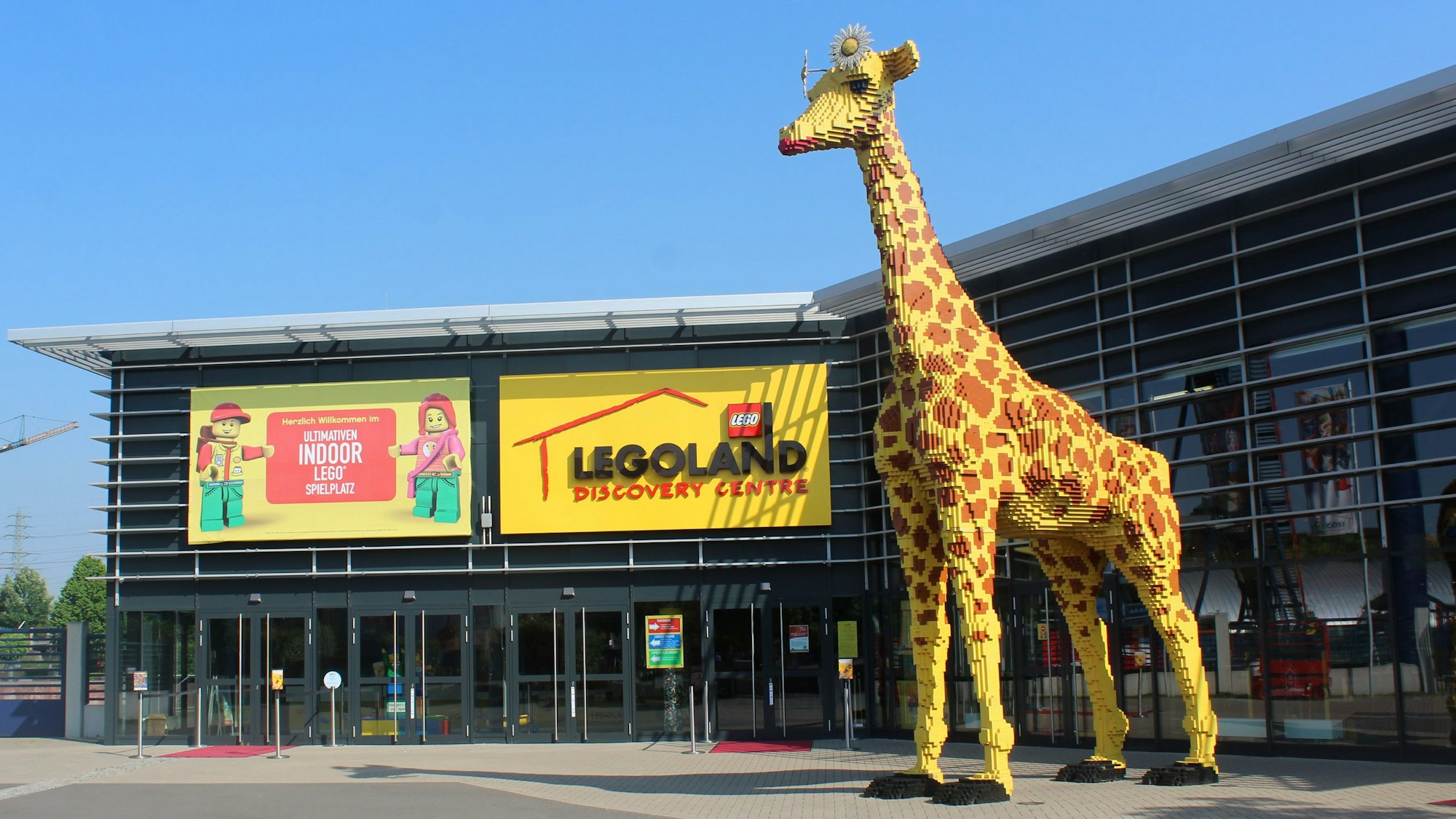 große Giraffe aus Lego