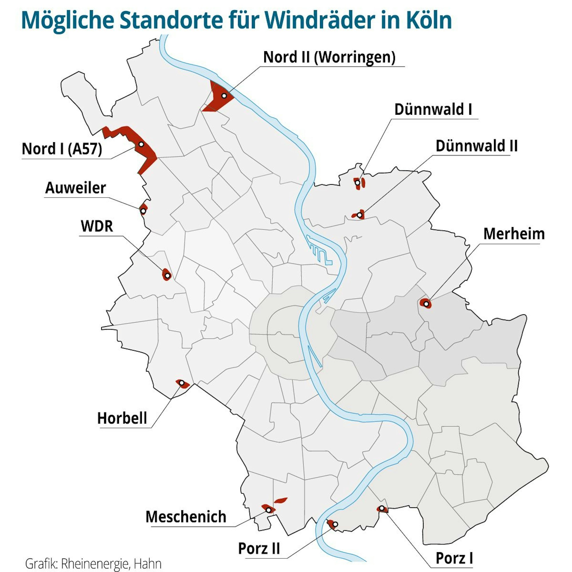 Windräder Köln, Grafik