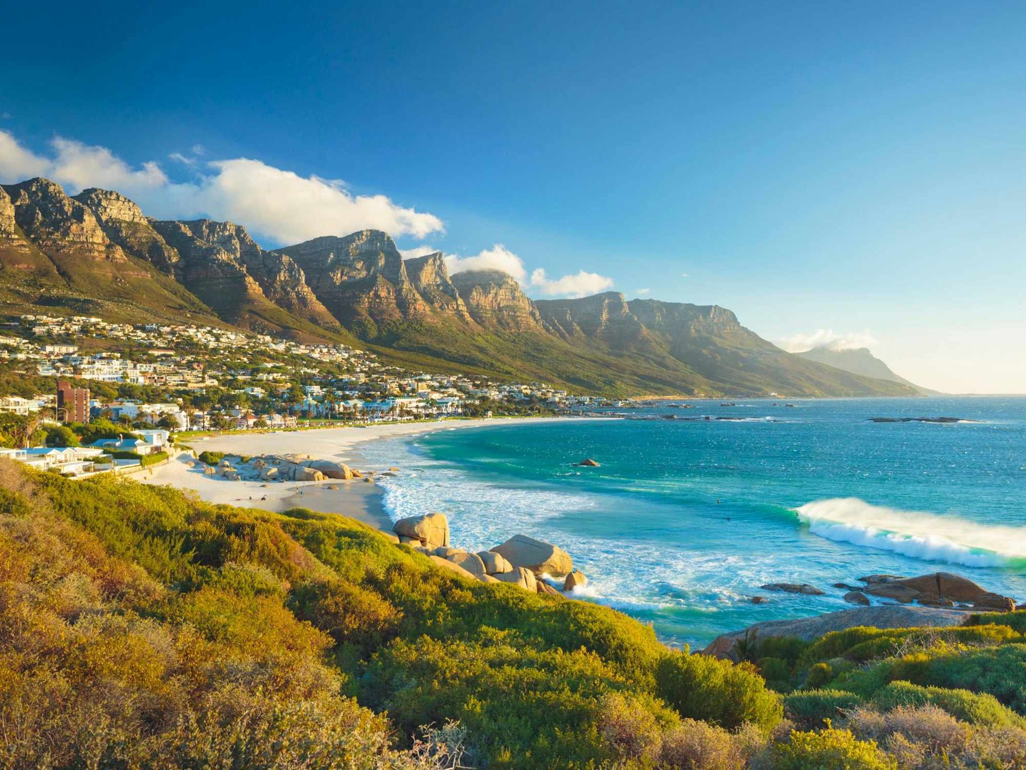 Der Strand in Cape Town, Südafrika.