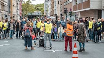 Kundgebung an der Lindenstr./Roonstraße