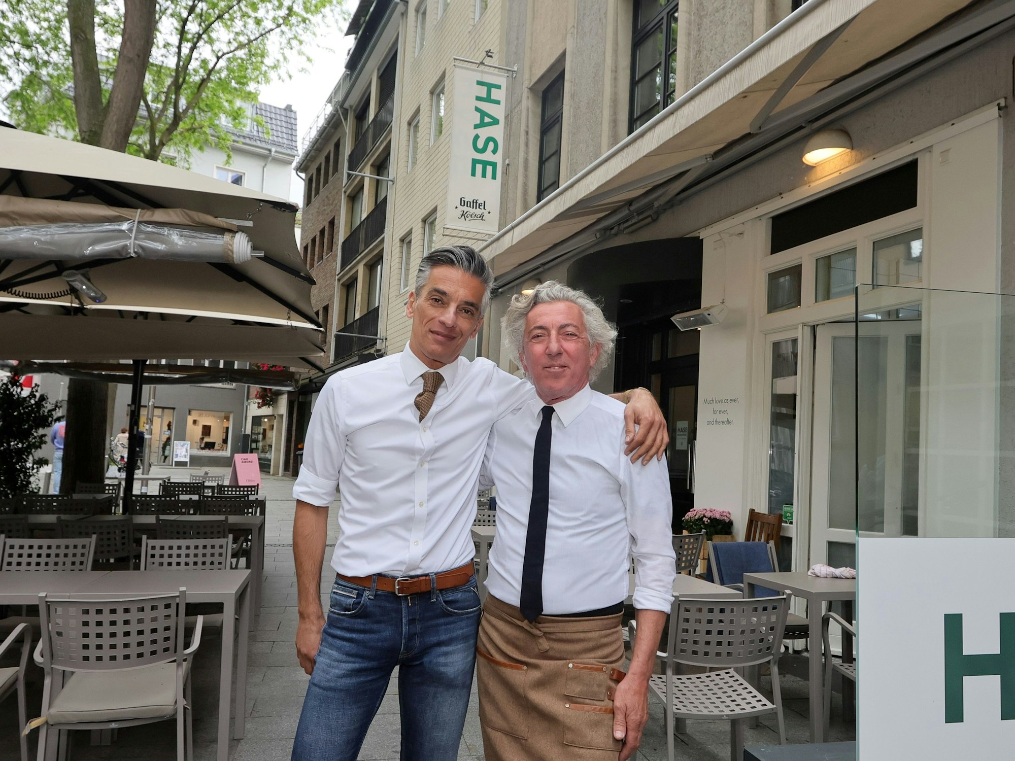 Inhaber von links: Geschäftsführer Babok Navaei, Restaurantleiter Sergio Clerici

