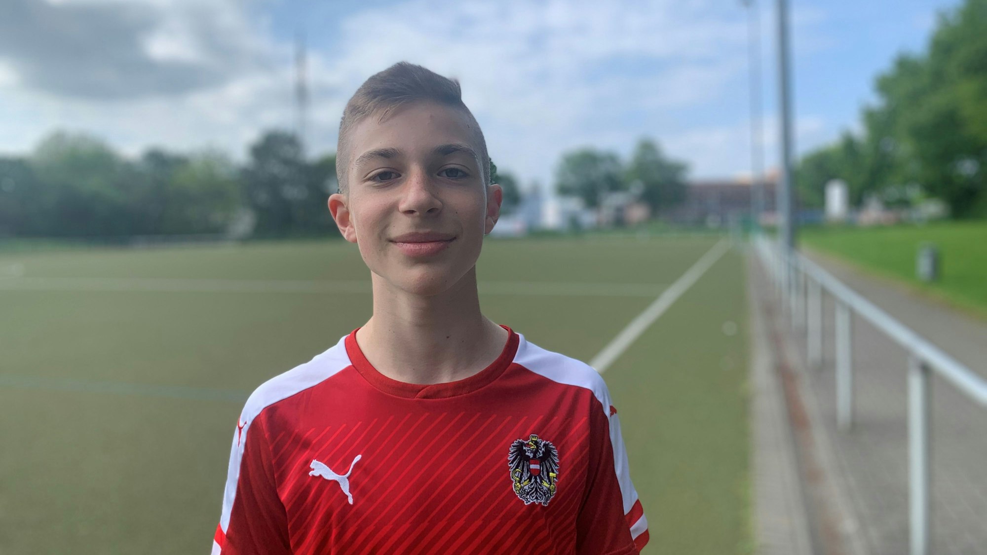 Johannes Toman, 12 Jahre, Abwehrspieler und BVB-Fan.