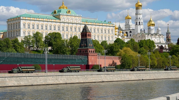 Der Kreml berichtet von Drohnenangriffen auf Moskau. (Symbolbild)
