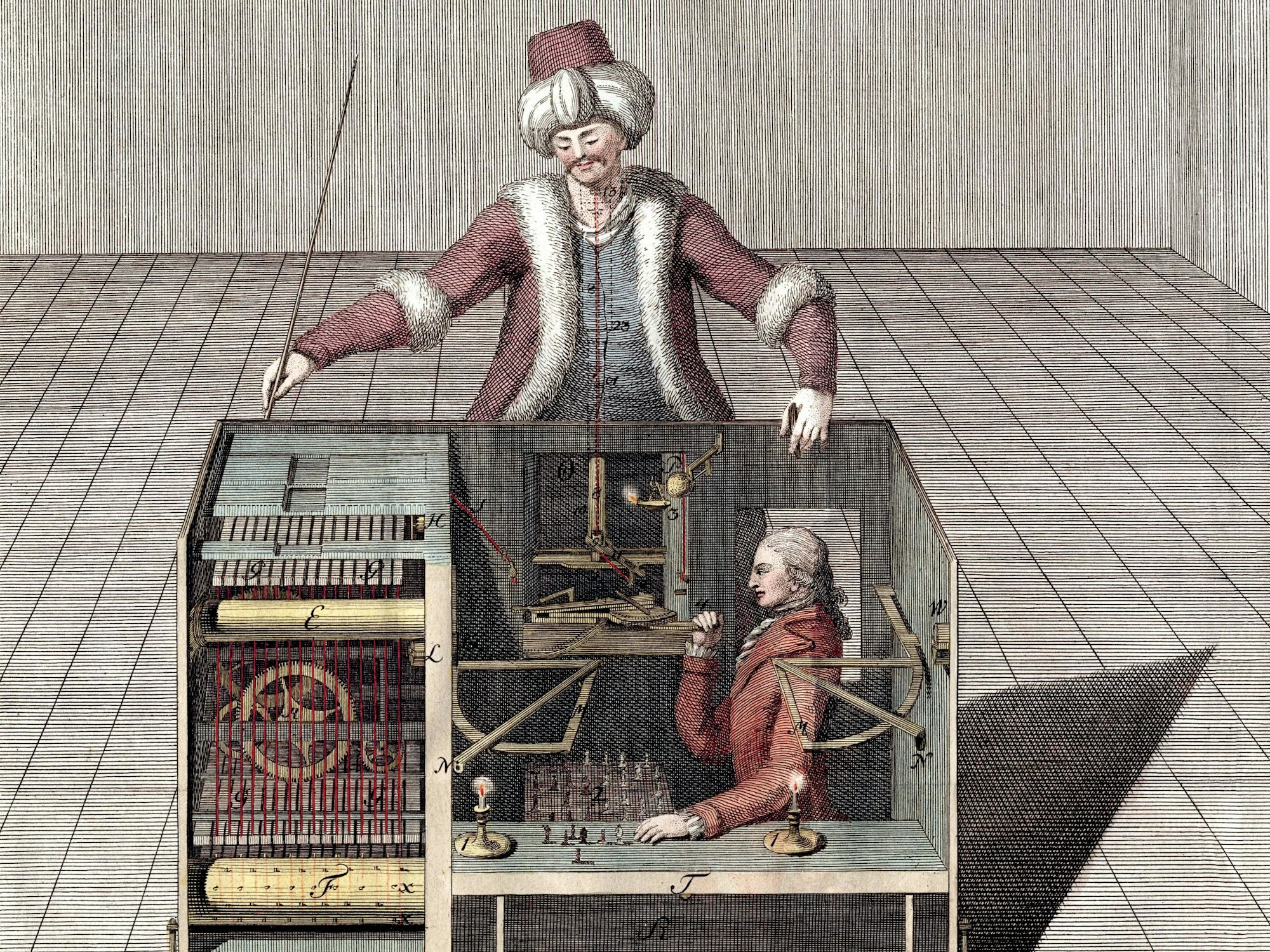 Mechanischer „Schachtürke“ aus dem 18. Jahrhundert
