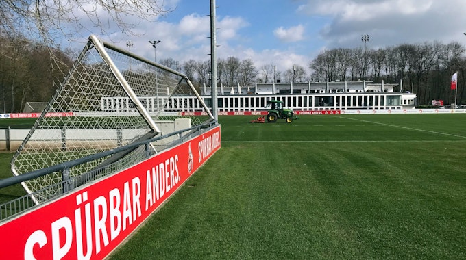 Das Trainingszentrum des 1. FC Köln im Grüngürtel.