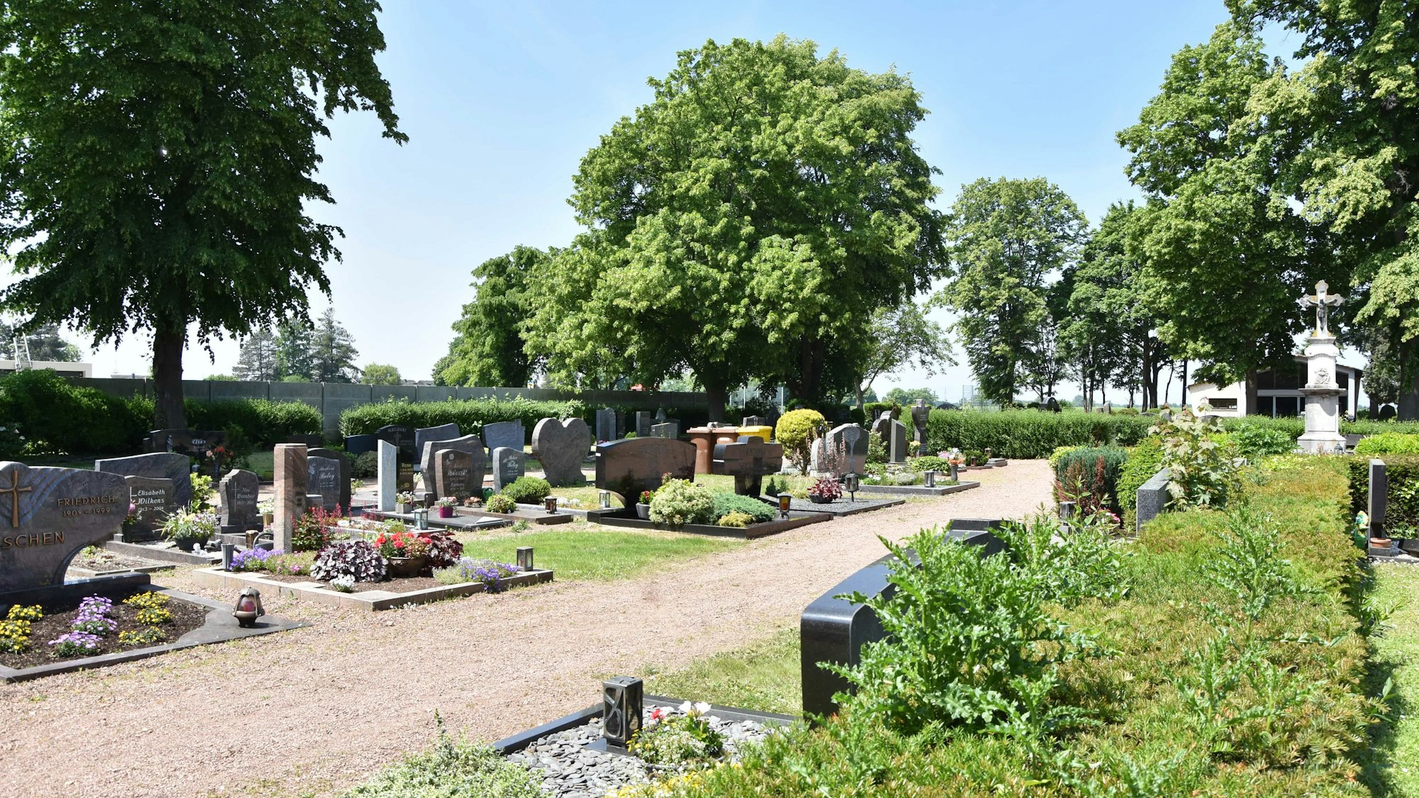 Der Heppendorfer Friedhof.