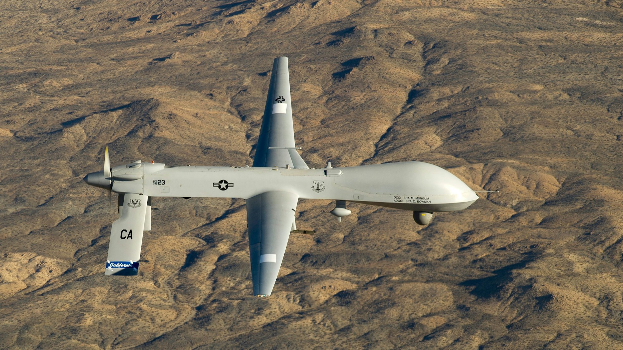 Bild einer S-Drohne Predator der US-Luftwaffe. (Symbolbild)
