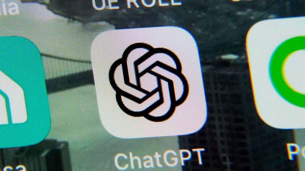 Die ChatGPT-App auf einem iPhone.