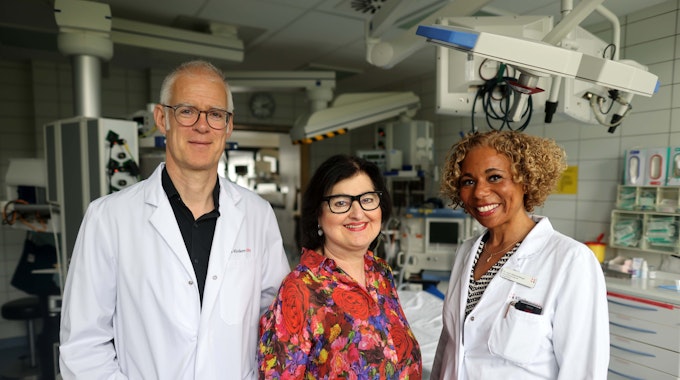 Lungen-OP für Elke Zender im Krankenhaus Merheim, mit Dr. Melanie Berger und Prof Dr Wolfram Windisch