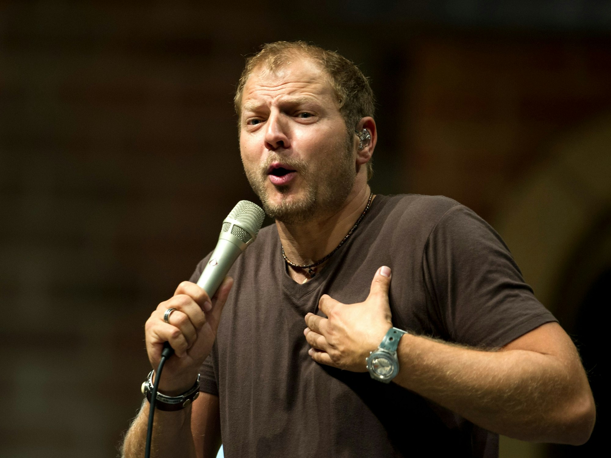Comedian Mario Barth tritt am 13.09.2012 in der TUI-Arena in Hannover auf.