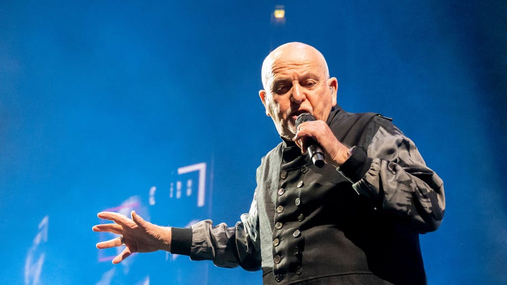 Peter Gabriel gab ein Konzert in der Arena.