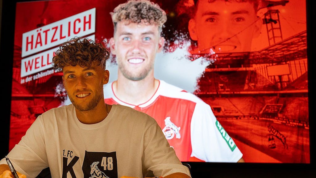 Luca Waldschmidt unterschreibt beim 1. FC Köln einen Vertrag.